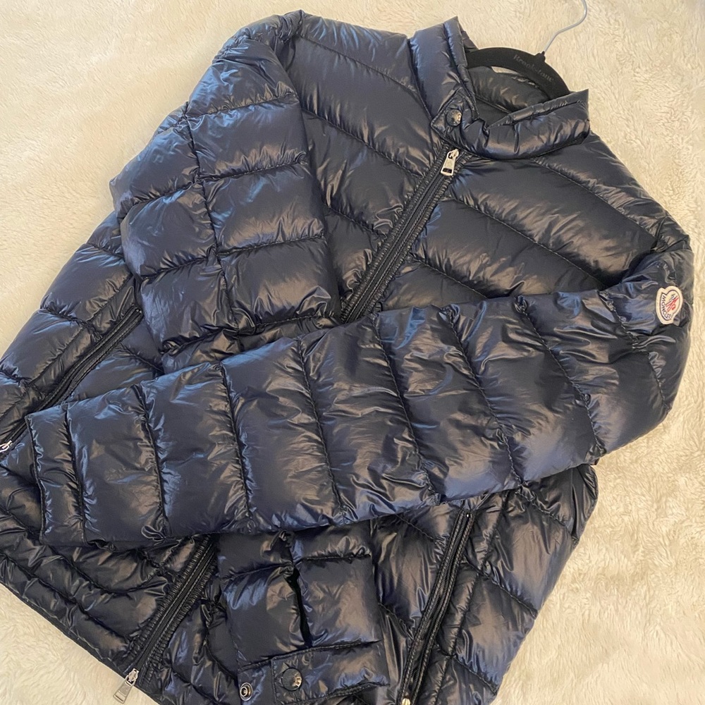 Moncler biker puffer jacket